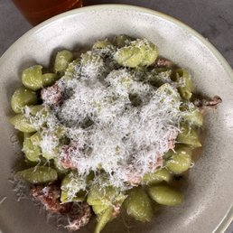 Sausage pasta.