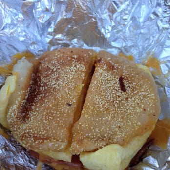 The Model Bakery - Breakfast sandwich with famous English muffin - Bakeries Near Me - Napa, California