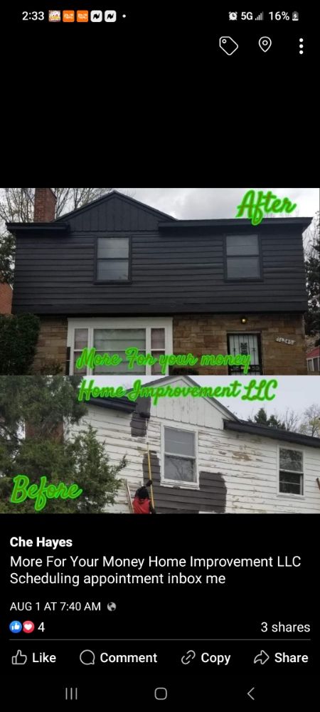 Slide of More For Your Money Home Improvement