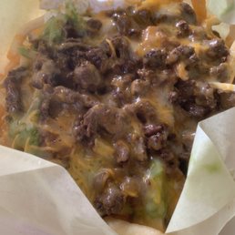 Super fries (guacamole, beans, carne asada, cheese and fries) Super fries (guacamole, beans, carne asada, cheese and fries)
