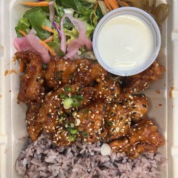 Kimchi Box - Popcorn Chicken Box (with the Korean Sassy Sauce!) - Korean Near Me - Madison Heights, Michigan Kimchi Box - Popcorn Chicken Box (with the Korean Sassy Sauce!) - Korean Near Me - Madison Heights, Michigan