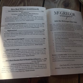 McGregor Vineyard - Wineries Near Me - Dundee, New York
