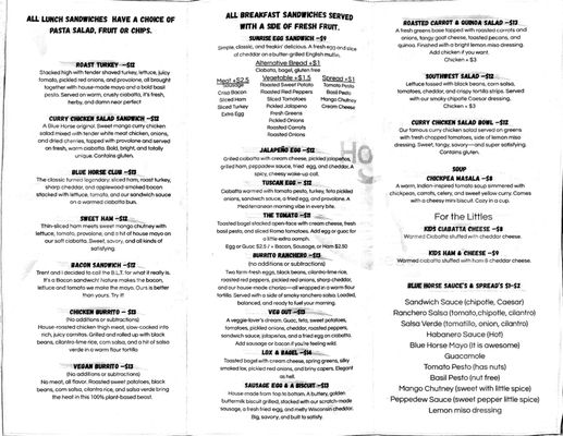Menu photo 1 Blue Horse Beach Cafe Fish Creek, WI Menu photo 1 Blue Horse Beach Cafe Fish Creek, WI