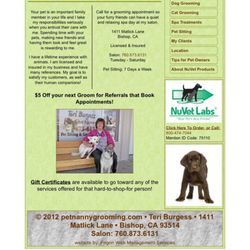 nanny's salon for dogs