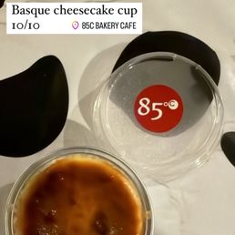 Basque cheesecake cup