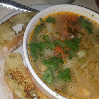 El Palmar - Large Free chicken soup special with lunch or dinner. Was good and filled us up. - Mexican Near Me - Marina, California
