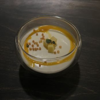 Sushi Sato - yuzu panna cotta - Sushi Bars Near Me - San Francisco, California Sushi Sato - yuzu panna cotta - Sushi Bars Near Me - San Francisco, California