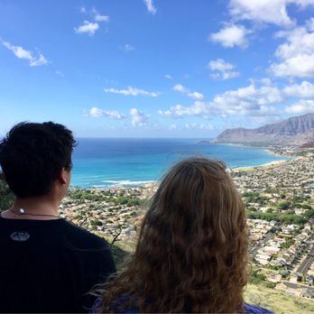 Maili Pillboxes - Turned around to enjoy the view - Hiking Near Me - Waianae, Hawaii