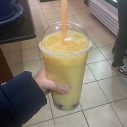 King Wok - Mango boba tea