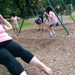 Armco Park - A swing for baby & parent to share