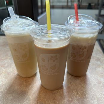 Braganza Tea - three cups of iced coffee - Bubble Tea Near Me - Portland, Oregon Braganza Tea - three cups of iced coffee - Bubble Tea Near Me - Portland, Oregon