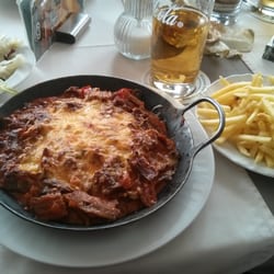 Gaststätte Zur Traube - Gyros in metaxasauce
