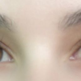 Day 1 of getting lashes done. Day 1 of getting lashes done.
