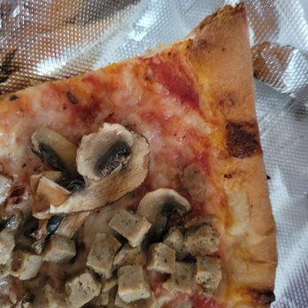 Izzy's NY Pizza - Meatballs & mushrooms slice. - Pizza Near Me - Lilburn, Georgia