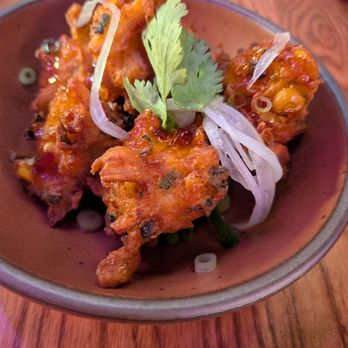 Talat Market - Crab Fritters. $21. Corn, lime leaf, sweet 'n sour. - Thai Near Me - Atlanta, Georgia Talat Market - Crab Fritters. $21. Corn, lime leaf, sweet 'n sour. - Thai Near Me - Atlanta, Georgia