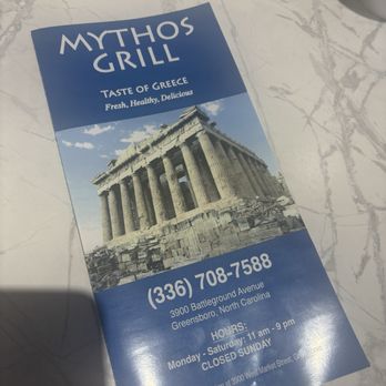 Mythos Grill - Menu - Greek Near Me - Greensboro, North Carolina Mythos Grill - Menu - Greek Near Me - Greensboro, North Carolina