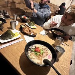 Wazakuraken Ramen - My friends and I