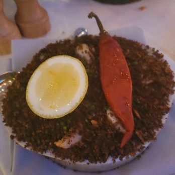 Aba - Black garlic shrimp scampi - Mediterranean Near Me - Chicago, Illinois