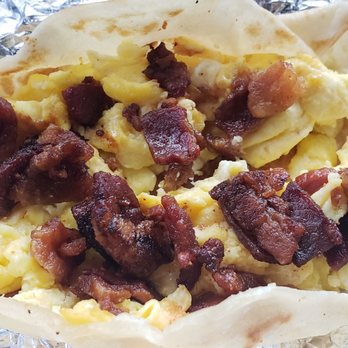 Charlie's Taco - Bacon and egg taco...pretty good - Fast Food Near Me - Stafford, Texas Charlie's Taco - Bacon and egg taco...pretty good - Fast Food Near Me - Stafford, Texas