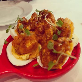 Steak 48 - Crispy shrimp deviled eggs - Steakhouses Near Me - Charlotte, North Carolina