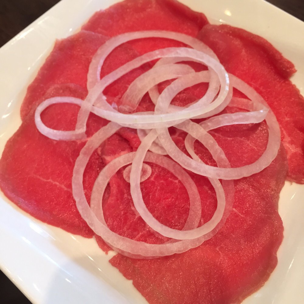 Pho Today - Raw beef that comes with the pho (I like my beef rare) - Vietnamese Near Me - Bridgewater, New Jersey