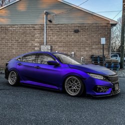 10th gen civic matte purple wrap