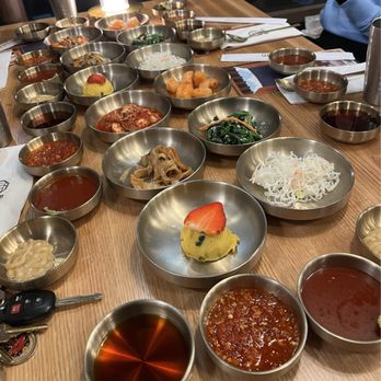 Ondam - a lot of banchan and sauces - Korean Near Me - Santa Clara, California Ondam - a lot of banchan and sauces - Korean Near Me - Santa Clara, California
