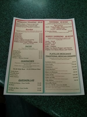 Menu photo 8 El Taco Sabroso Chicago, IL Menu photo 8 El Taco Sabroso Chicago, IL