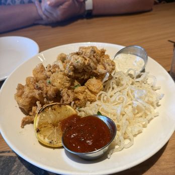 BJ's Restaurant & Brewhouse - Calamari is always a great choice and was well portioned and tasty. - Breweries Near Me - Goodyear, Arizona BJ's Restaurant & Brewhouse - Calamari is always a great choice and was well portioned and tasty. - Breweries Near Me - Goodyear, Arizona