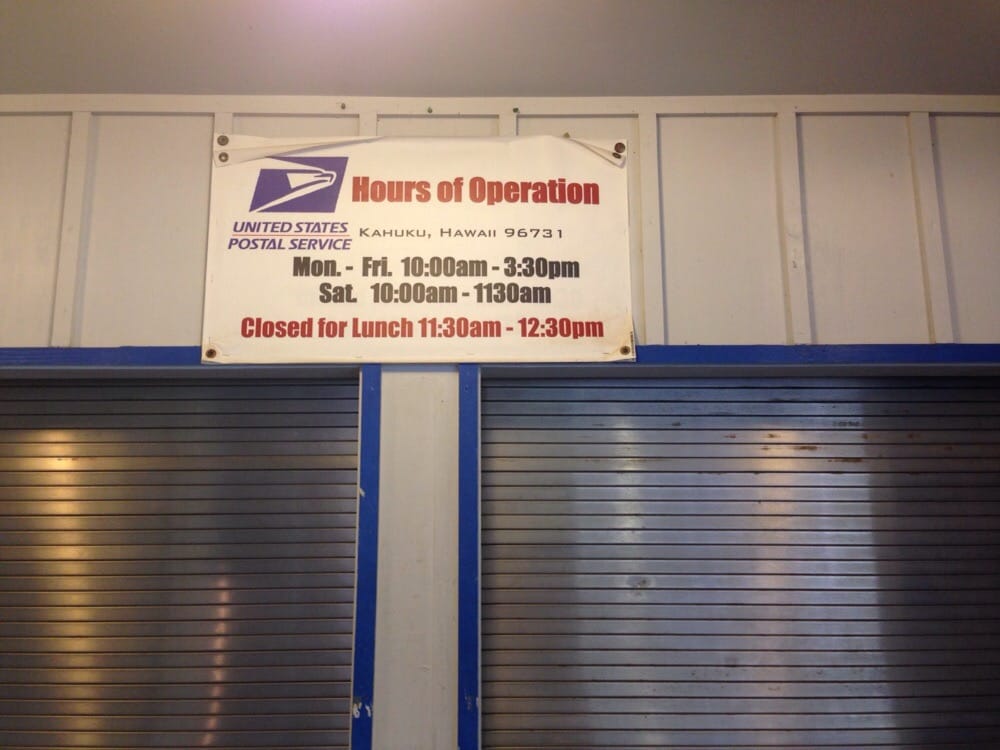 US POST OFFICE Updated May 2024 56565 Kamehameha Hwy, Kahuku