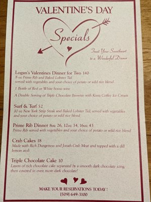 Menu photo 3 Logan's Roslyn, WA