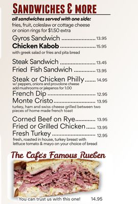Menu photo 3 The Cafe Restaurant Cape Coral, FL Menu photo 3 The Cafe Restaurant Cape Coral, FL