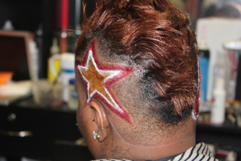 Fwresh Barber Shop Logo