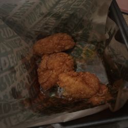 Wingstop - Wings with no sauce, just dripping in oil.