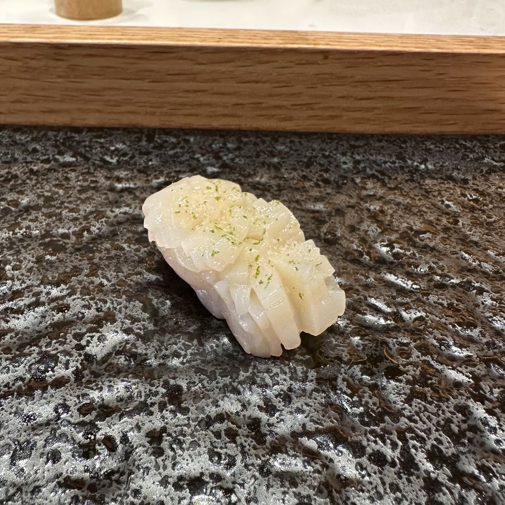 Sushi Lin SoHo - Hotate with lime zest - Sushi Bars Near Me - New York, New York Sushi Lin SoHo - Hotate with lime zest - Sushi Bars Near Me - New York, New York