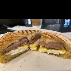 Ardys Mae Coffee And Dessert - Sausage Breakfast Sandwich