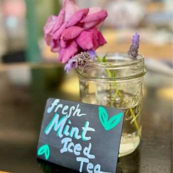 Tarragon Cafe - Iced House Brewed Mint Tea - Cafes Near Me - San Francisco, California