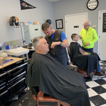 Brice's Barbershop - Alex and Pat on the Job - Barbers Near Me - Pasadena, Maryland Brice's Barbershop - Alex and Pat on the Job - Barbers Near Me - Pasadena, Maryland