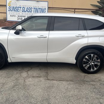 Sunset Glass Tinting - 35% ceramic front & 20% rear - Home Window Tinting Near Me - Inglewood, California