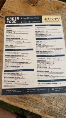 Menu photo 2 The EATery Mammoth Lakes, CA