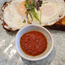 Browne St - $13 Eggs on Toast - gluten free. February 2023
