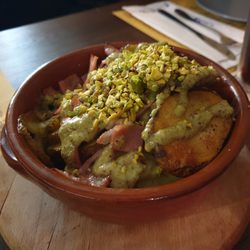 Malto d'oro - Patate al forno, pistacchio e mortadella