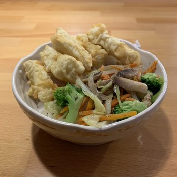 Asian Grill - A fish bowl, I forgot what is was called but it had Catsu fish. It was DELICIOUS! - Japanese Near Me - Tulare, California