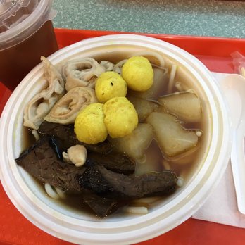 Curry Kitchen - Cart noodles with 4 items $7. Add $1. for iced tea 車仔麵有豬大腸,咖哩魚蛋,牛肺,蘿蔔+牛腩汁 - Chinese Near Me - Richmond, British Columbia Curry Kitchen - Cart noodles with 4 items $7. Add $1. for iced tea 車仔麵有豬大腸,咖哩魚蛋,牛肺,蘿蔔+牛腩汁 - Chinese Near Me - Richmond, British Columbia