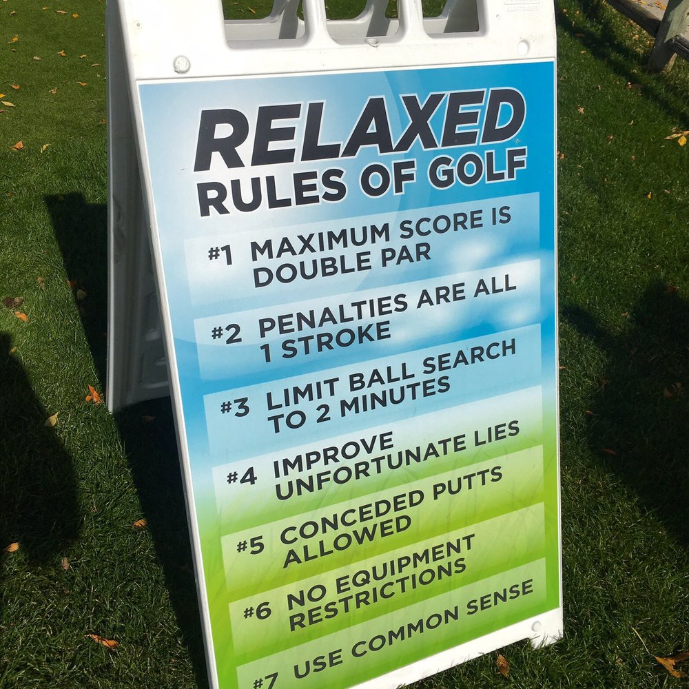 Relaxed Rules of Golf Relaxed Rules of Golf