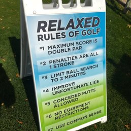 Relaxed Rules of Golf