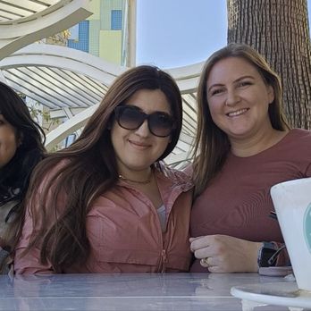One Twelve Caffe - Three friends enjoying a cool morning at One Twelve Caffe - Coffee & Tea Near Me - Downey, California One Twelve Caffe - Three friends enjoying a cool morning at One Twelve Caffe - Coffee & Tea Near Me - Downey, California