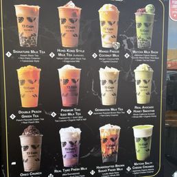 Menu top drinks Menu top drinks