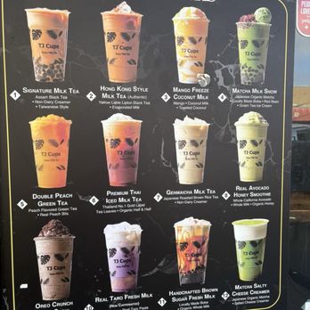 TJ Cups - Menu top drinks - Bubble Tea Near Me - San Francisco, California TJ Cups - Menu top drinks - Bubble Tea Near Me - San Francisco, California