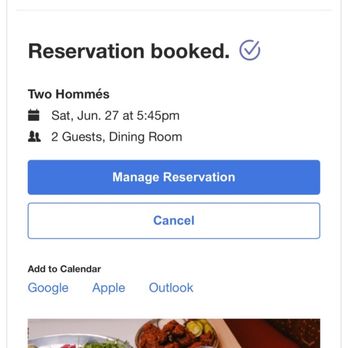 Two Hommés - Reservation confirmation - African Near Me - Inglewood, California Two Hommés - Reservation confirmation - African Near Me - Inglewood, California